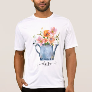 T-shirt Aquarelle peinte à la main Floral
