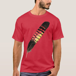 T-shirt Aquarelle Peinture à plumes de cockatoo rétrécie