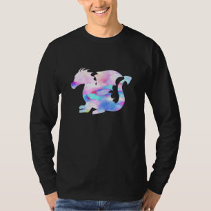 T-shirt Aquarelle Peinture Dragon Zodiaque Imaginaire myth