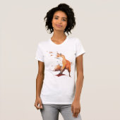 T-shirt Aquarelle Red Fox (Devant entier)