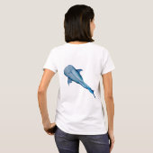 T-shirt Aquarelle requin (Dos entier)