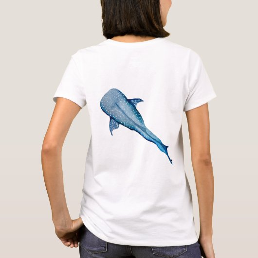 T-shirt Aquarelle requin (Dos)