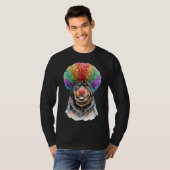 T-shirt Aquarelle Rottweiler clown (Devant entier)