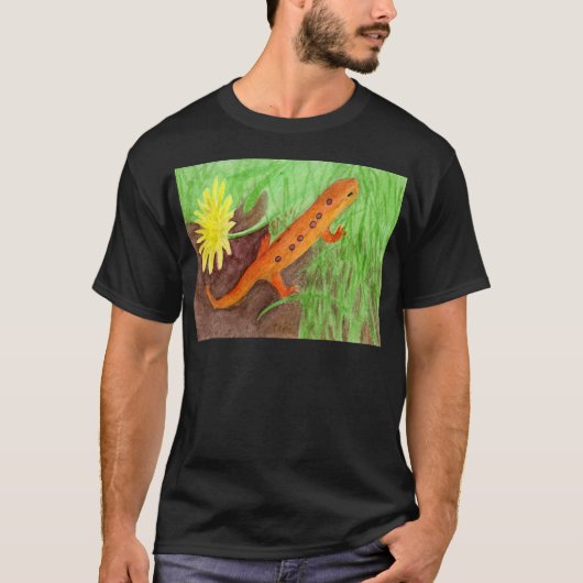 T-shirt Aquarelle rouge Eft Easter Newt (Devant)