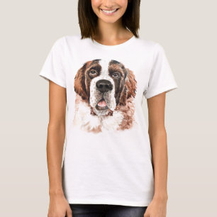 T-shirt Aquarelle Saint Bernard