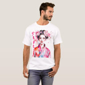 T-shirt Aquarelle Sakura femme (Devant entier)