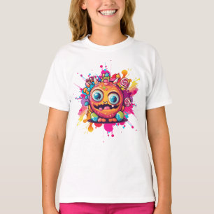 T-shirt Aquarelle Splashed Candy Moncircle