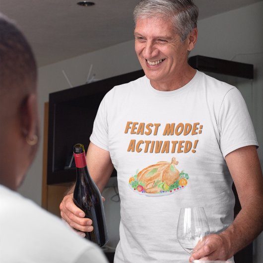 T-shirt Aquarelle Thanksgiving Turquie Mode fête