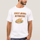 T-shirt Aquarelle Thanksgiving Turquie Mode fête (Devant)