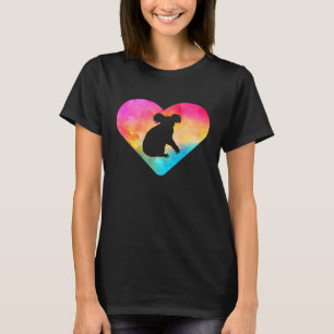 T-shirt Aquarelle Tie-Dye Koala pour Femmes ou Jeunes Fill