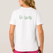 T-shirt Aquarelle verte Shamrock (Dos)