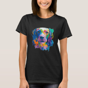 T-shirt Aquarelle Vizsla Chien Pour Hommes Femmes Enfants