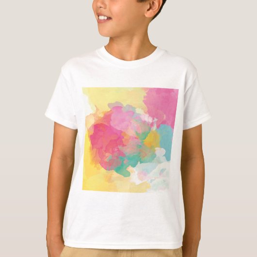 T-shirt Aquarelles Pastel (Devant)