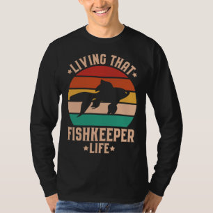 T-shirt Aquariophilie Vivre cette vie d'aquariophile Aquar