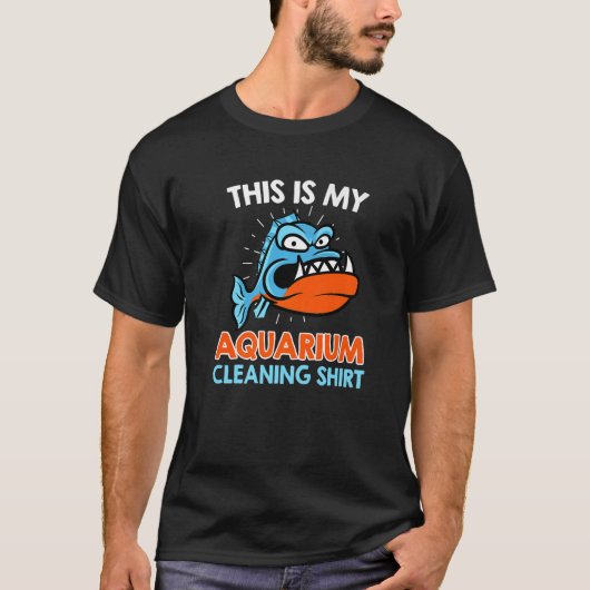 T-shirt Aquarist Aquarium Cleaning 1 (Devant)