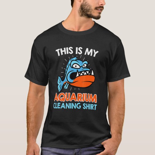 T-shirt Aquarist Aquarium Cleaning 2 (Devant)
