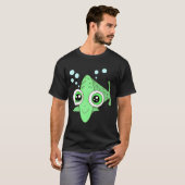 T-shirt Aquaristique de Fish Pisces (Devant entier)