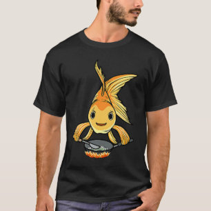 T-shirt Aquaristique Hobby Chef Goldfish Cuisine