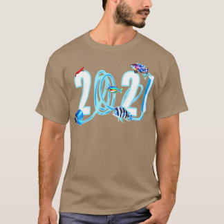 T-shirt Aquarium 2021 Les amateurs de poissons