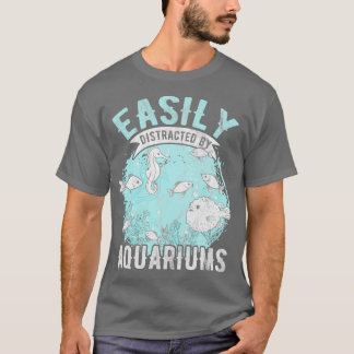 T-shirt Aquarium Aquascapage Aquatique Poisson de récif de