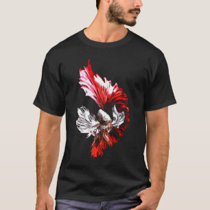 T-shirt Aquarium Betta Elevage Poisson Combattant Siamois