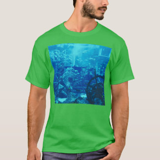 T-shirt Aquarium bleu