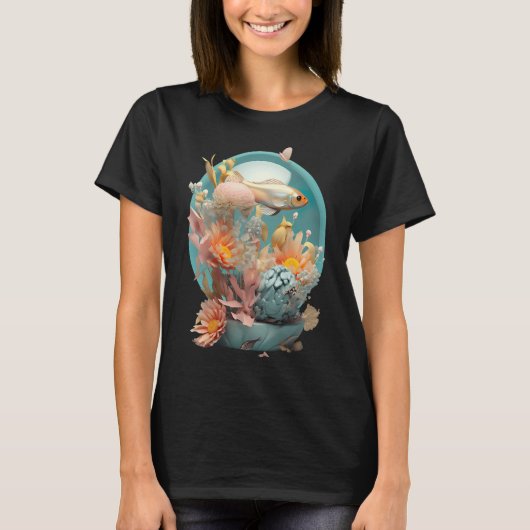 T-shirt Aquarium bleu (Devant)