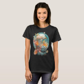 T-shirt Aquarium bleu (Devant entier)