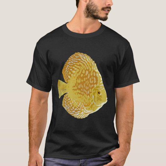 T-shirt Aquarium de pêche Cichlid (Devant)