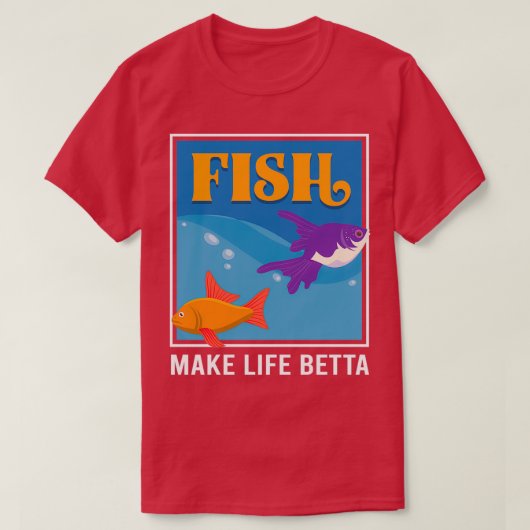 T-shirt Aquarium de poisson hobby (Design devant)