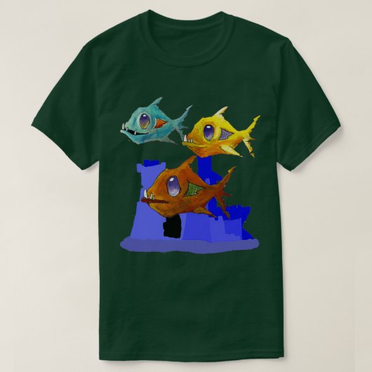 T-shirt Aquarium de Zombie 2 (Design devant)