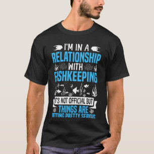 T-shirt Aquarium d'eau de mer Je suis en couple avec des p