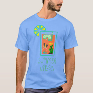 T-shirt Aquarium d'été jus d'orange