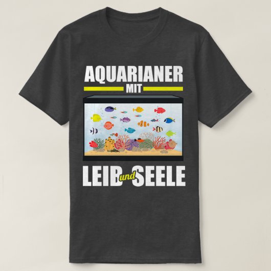 T-shirt Aquarium Fish Farmer Aquarist Cadeau (Design devant)