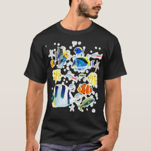 T-shirt Aquarium Tropical Sous Océan