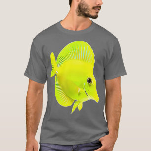 T-shirt Aquarium Yellow Tang Saltwater Reef