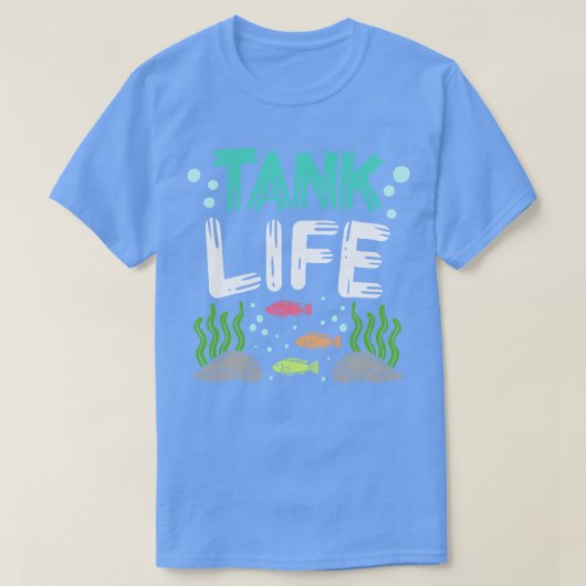 T-shirt Aquariums Fish Tank Aquarist (Design devant)
