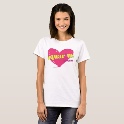T-shirt Aquarius (Devant entier)