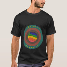 T-shirt Aquarius Abstrait