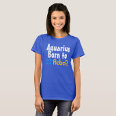 T-shirt Aquarius Born to Rebel (Devant entier)