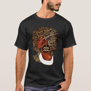 T-shirt Aquarius Queen Sweet As Candy Anniversaire Cadeau