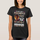 T-shirt Aquarius Queens sont nés en janvier 20 février 18 (Devant)