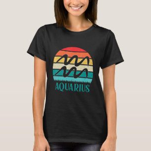 T-shirt Aquarius Sunset Zodiac