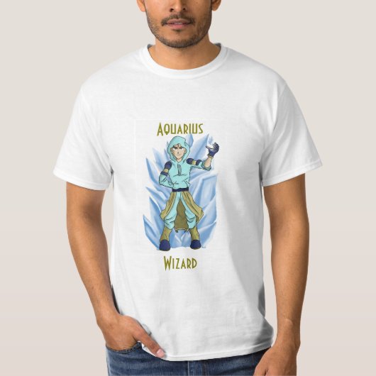 T-shirt Aquarius Zodiac sign (Devant)