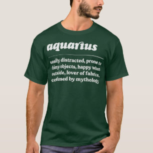 T-shirt Aquarius ZodiacConception Cadeau Humoristique