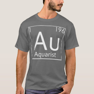 T-shirt Aquascapage Aquarium Éléments périodiques Aquascap
