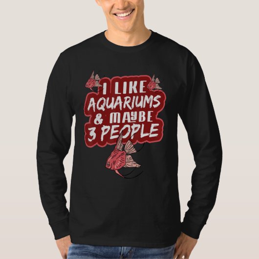 T-shirt Aquascaping Aquarium Aquarist Fish Keeper Funny Fi (Devant)