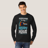T-shirt Aquascaping Est Mon Happy Hour Relaxant Fish Tank (Devant entier)