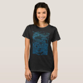 T-shirt Aquatic Blues : Plan (Devant entier)