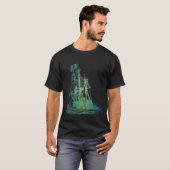 T-shirt aquatique de bateau de pirate (Devant entier)